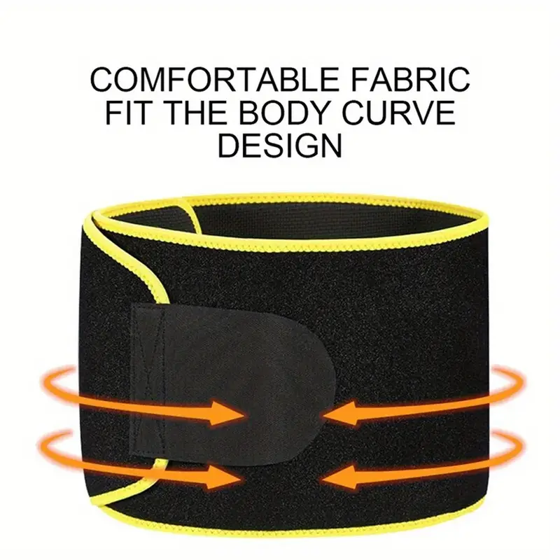 1 buc centură de talie pentru exerciții ușoare femei - suport neopren reglabil de bază pentru antrenamente casual și utilizare zilnică, înfășurare elastică non-profesională (ediția economice de fitness) Detaliile articolului 3