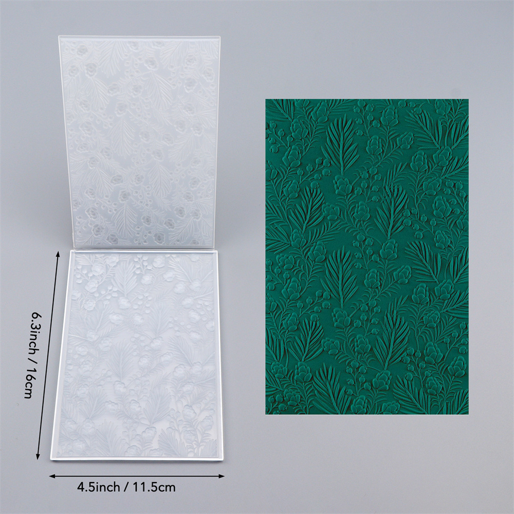 TEMU Poinçon de gaufrage 3D motif texture de pomme de pin pour fond, fournitures de loisirs créatifs DIY pour le scrapbooking, moules à pochoir, de