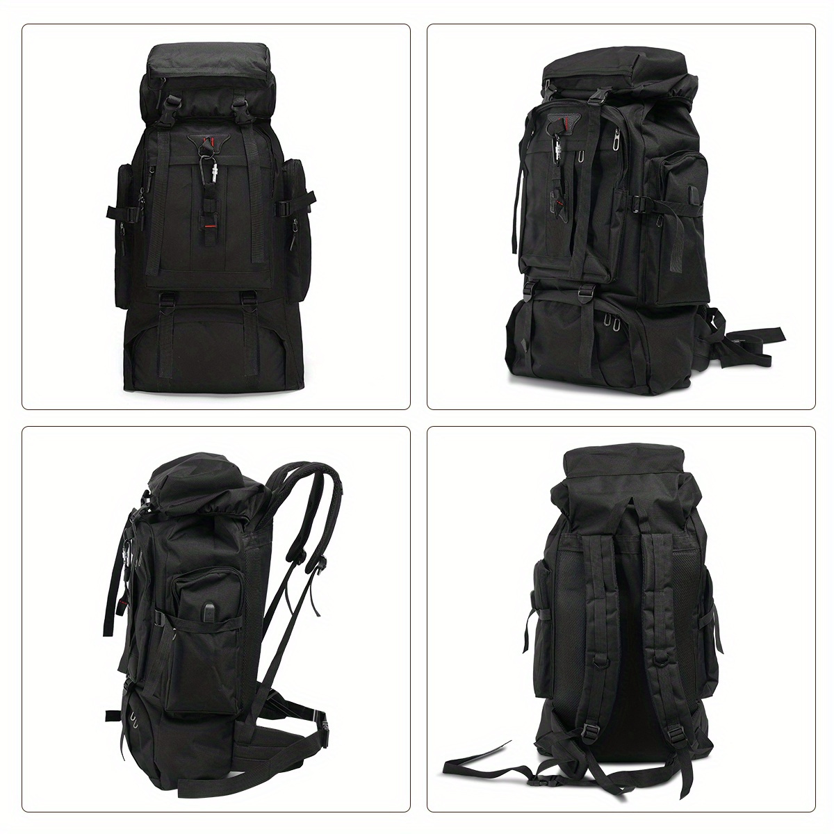 80l large capacity multi function backpack hiking backpack - Temu