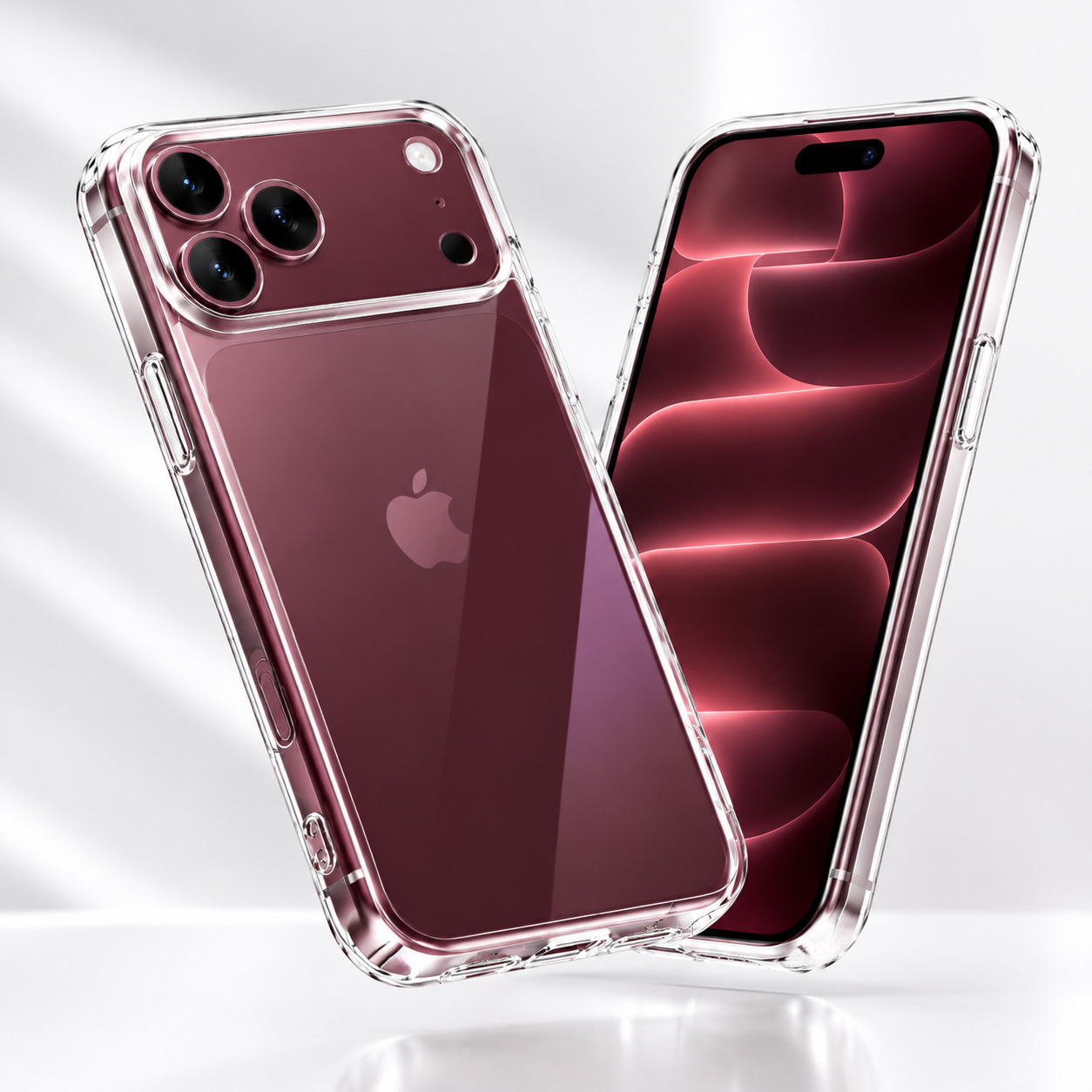 Image of Phone Case: Phone Case - Anti-yellowing Case Suitable For Iphone 18 Pro Max, Iphone 18 Pro, Iphone 17 Pro Max, Iphone 17 Pro, Bumper Phone Case Transparent Slim Anti-scratch Hard Back Suitable