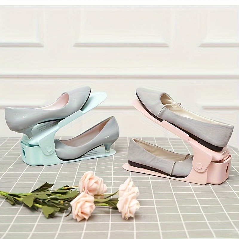 10pcs Adjustable Storage Shoe Slots for Space-Saving Organisation