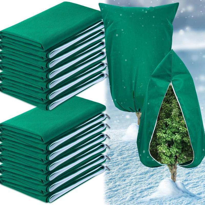 

Frost For & - 1/6pcs Reusable Jackets & Drawstring, Pp , 31.49"x47.25" - For & Shrub