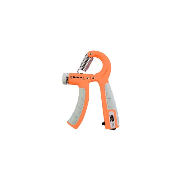 adjustable hand grip strengthener for   - 11.02-66.14lb  , ergonomic non-slip grip, portable home gym equipment for forearm, finger & wrist workout,  /gray/ , no power needed,   for strength training, hand grip strengthener, teenage workout, sleek exercise tool, sturdy construction, forearm exerciser,  ,   material,   trainer, fitness enthusiasts Product details 8