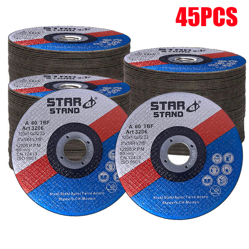 TEMU 45pcs 5" Cutting Wheels 7/8" Aluminum Oxide Thin Cutting Wheel, Purpose Metal Cutting Wheels For Metal And Stainless Steel
