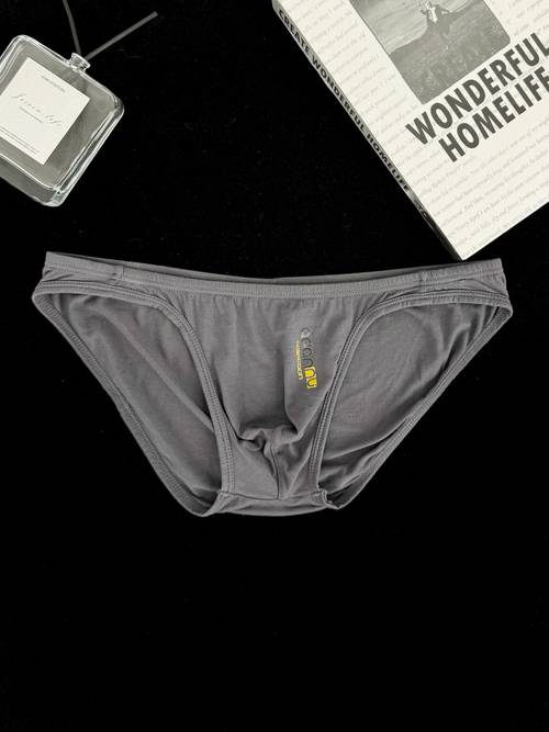 1pc Men S Low-Waist Comfortable Seamless Solid Color Underwear