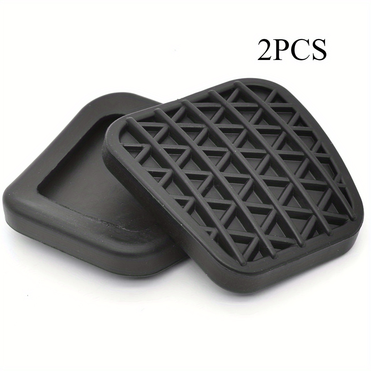 Image of 2pcs Car Brake Clutch Pedal Pad Rubber Cover (only Pad Rubber Cover,not Pedal) For J P10 2009 2010 2011 2012 2013 2014 2015 13281359 560775