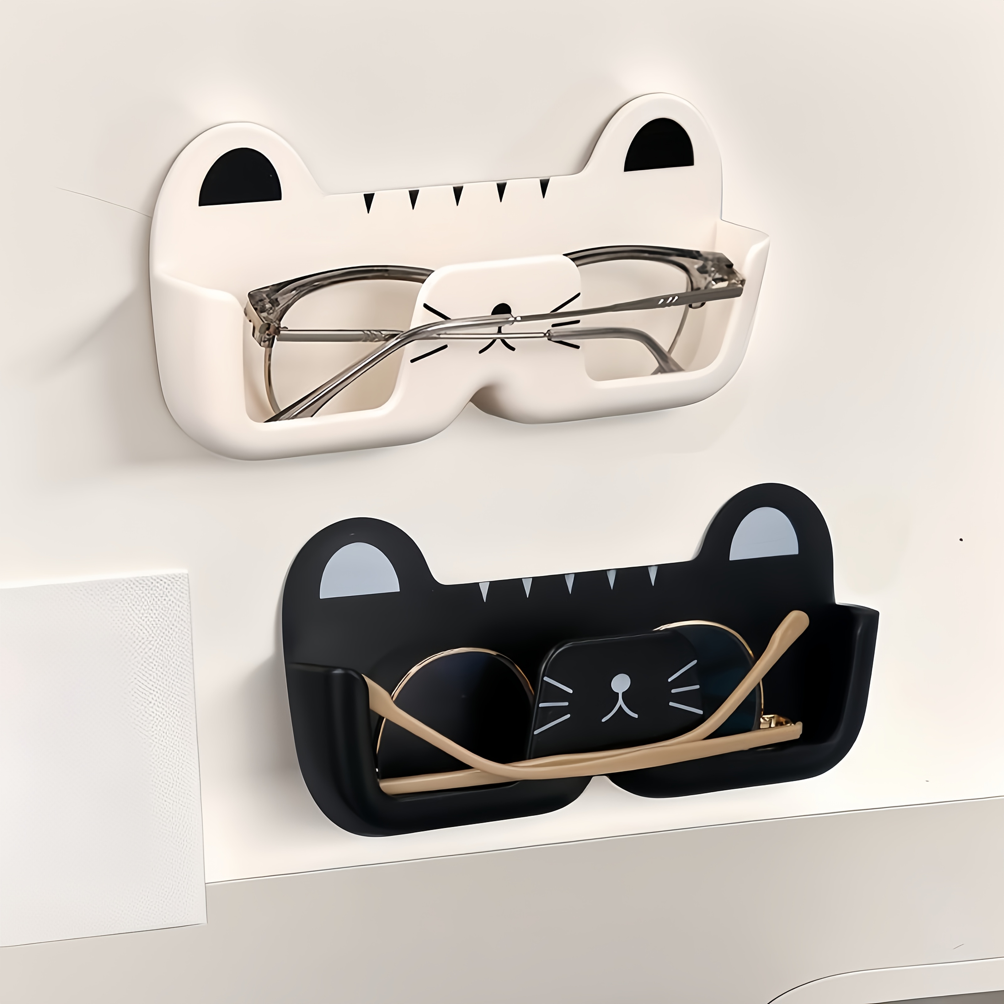wall mounted glasses storage box suitable for bedside bathroom living room and cabinet use shelves