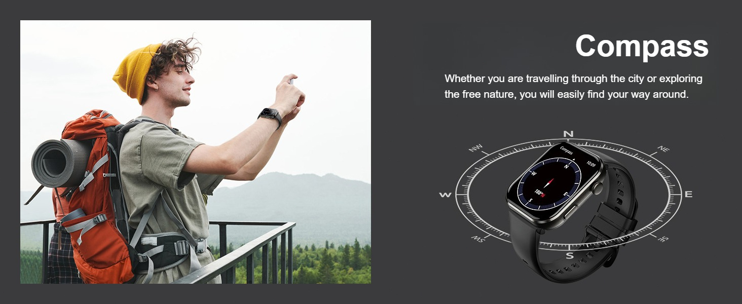 Montre Connectée Pliwier pour Hommes et Femmes, Écran AMOLED Toujours Allumé, Montre Fitness avec Fonction d'Appels Sans Fil, 100+ Modes Sportifs, Podomètre, Compatible Android iPhone, Disponible en Trois Couleurs