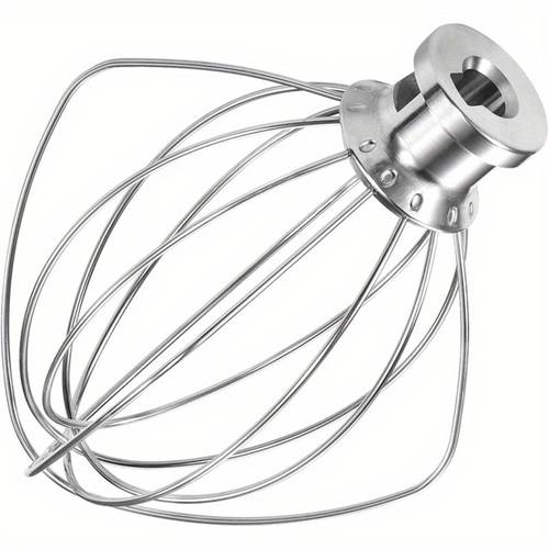 6 wire whip compatible with 4 5 5qt kitchenaid tilt head stand mixer kitchenaid whisk replacement for egg cream stirrer flour cake balloon whisk attachments