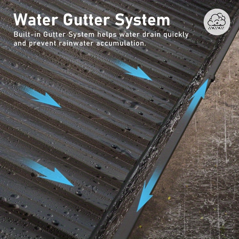 14x24FT Brown Metal Gazebo for Patio Garden Deck, Aluminum Frame with Galvanized Steel Double Roof, Built-in Gutter System, Includes Curtain and Netting, Durable Outdoor Pavilion Shelter.