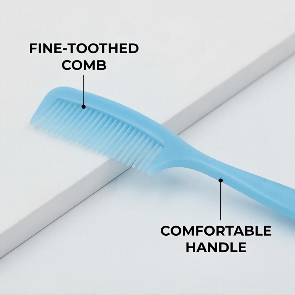 4pcs Mini Pet Grooming Comb Set for Small Animals