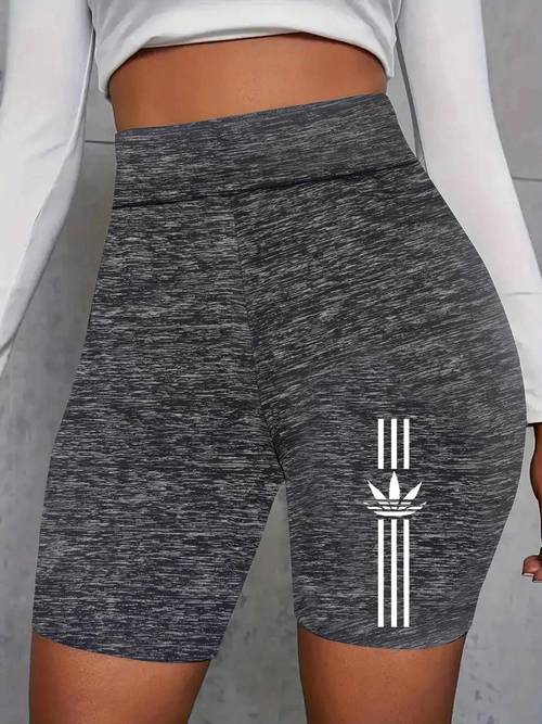 new elegant and fashionable printed sports pants casual shorts for women