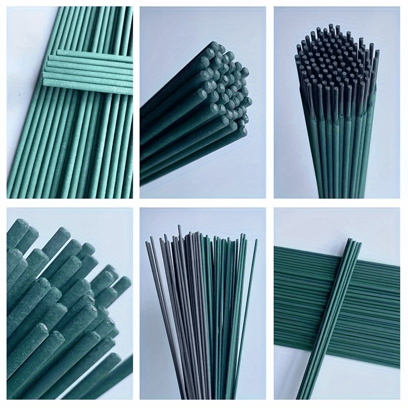 Žalios anglies plieno suvirinimo elektrodai, 21/41/51/101 vnt./rinkinys (20/40/50/100 vnt.+1 dėžė), 1,98 cm skersmens, 29,97 cm ilgio, atsparūs dilimui, nereikalauja surinkimo, rekomenduojama litavimui; Plonų geležies lakštų, cinkuotų kvadratinių vamzdžių, apvalių vamzdžių suvirinimas