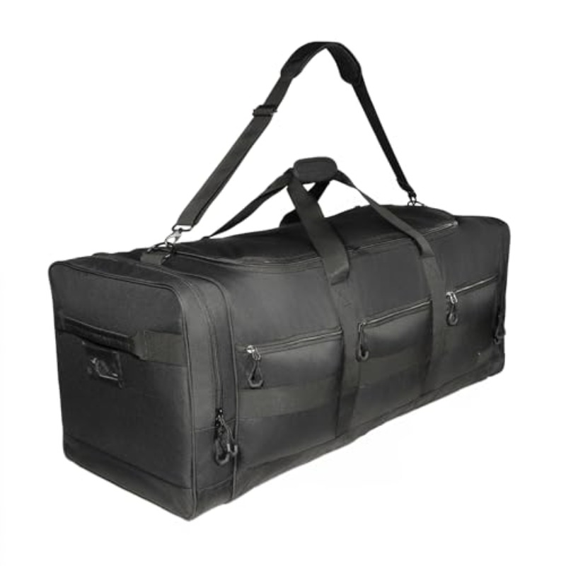 140l 38 heavy duty extra large sports equipment duffle bag with upgrade zipper durable and   travel storage football hockey baseball basketball team gear and more