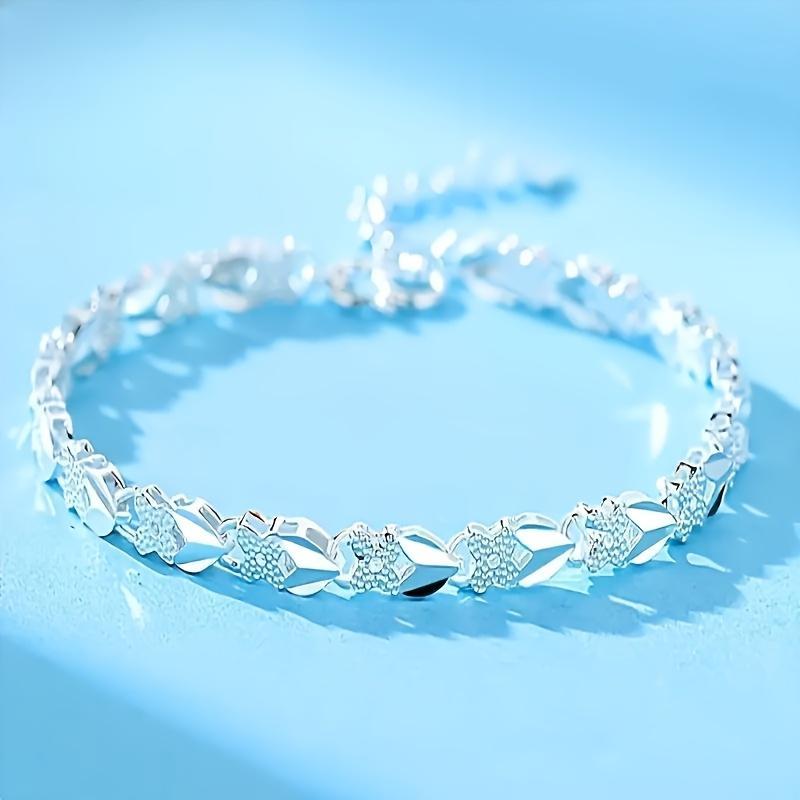 925 Silver Plated Bangle Elegant Bracelet For Daily And Party Wear_voghion.com