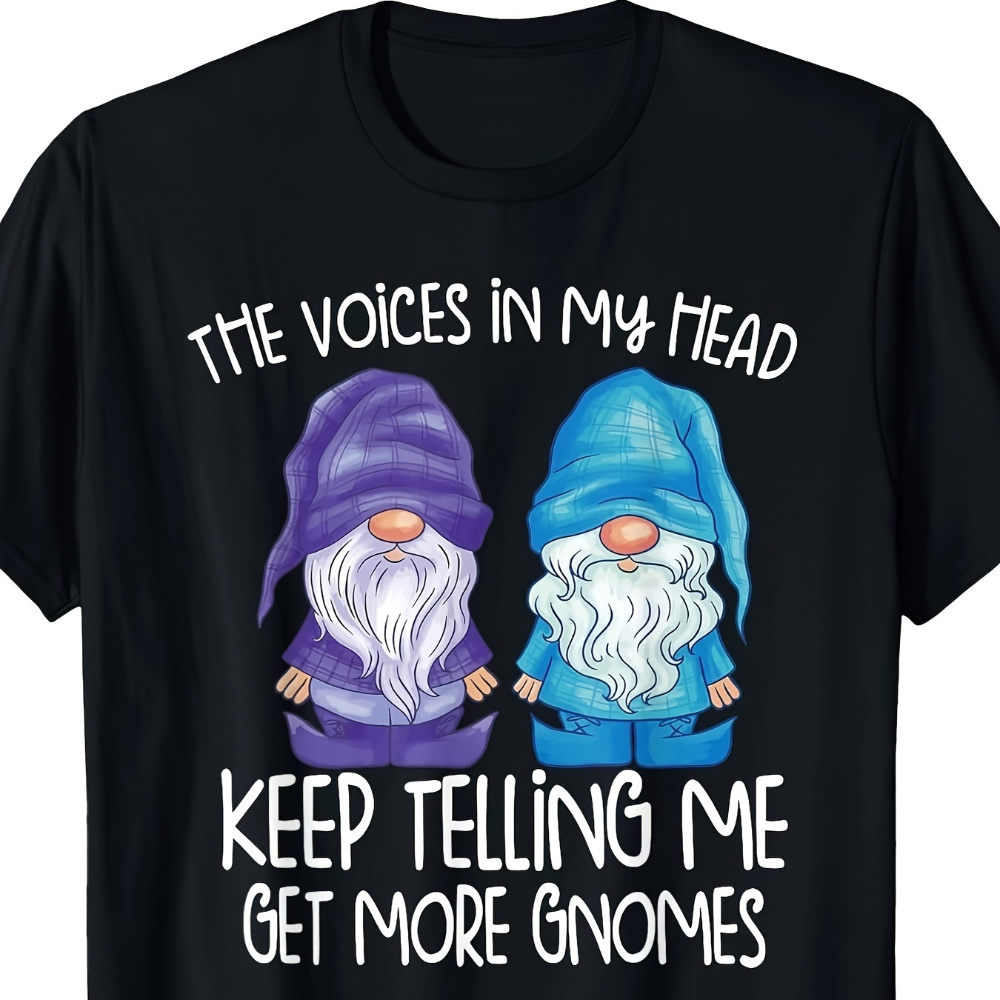 

'the In My Head' Graphic T-shirt - 100% Cotton, Soft & Breathable, Crew Neck, Short Sleeve - Ideal For Casual Wear & Gifts, Christmas T Shirts