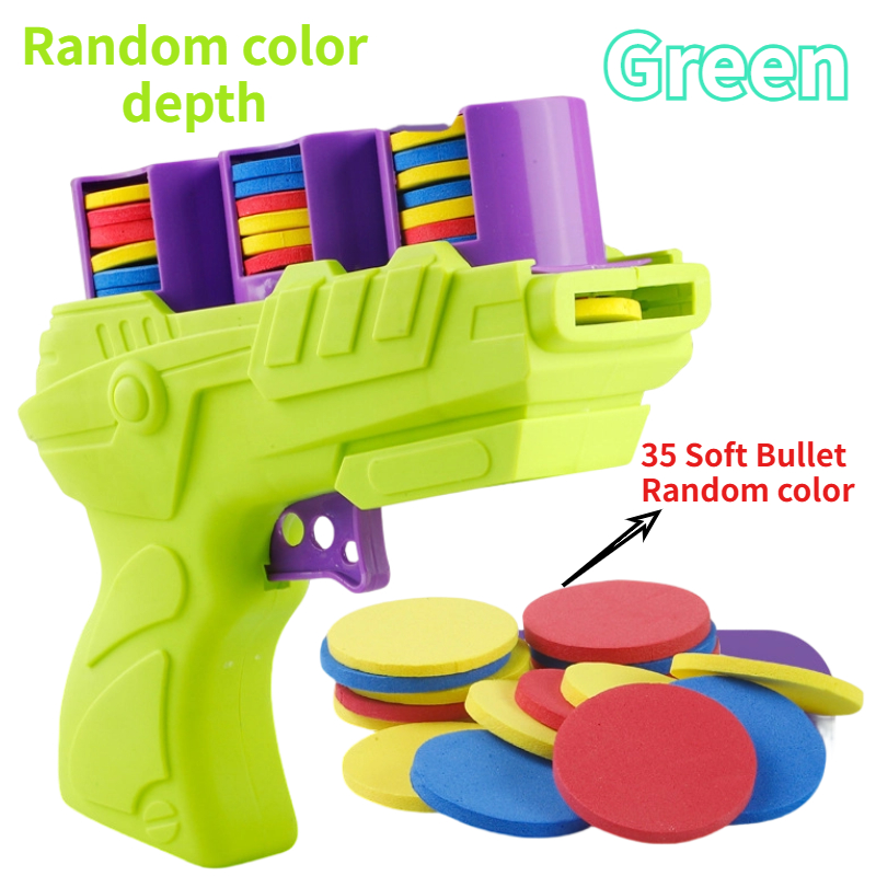 Soft Bullet Launcher Toy Set with 35pcs Soft Bullets