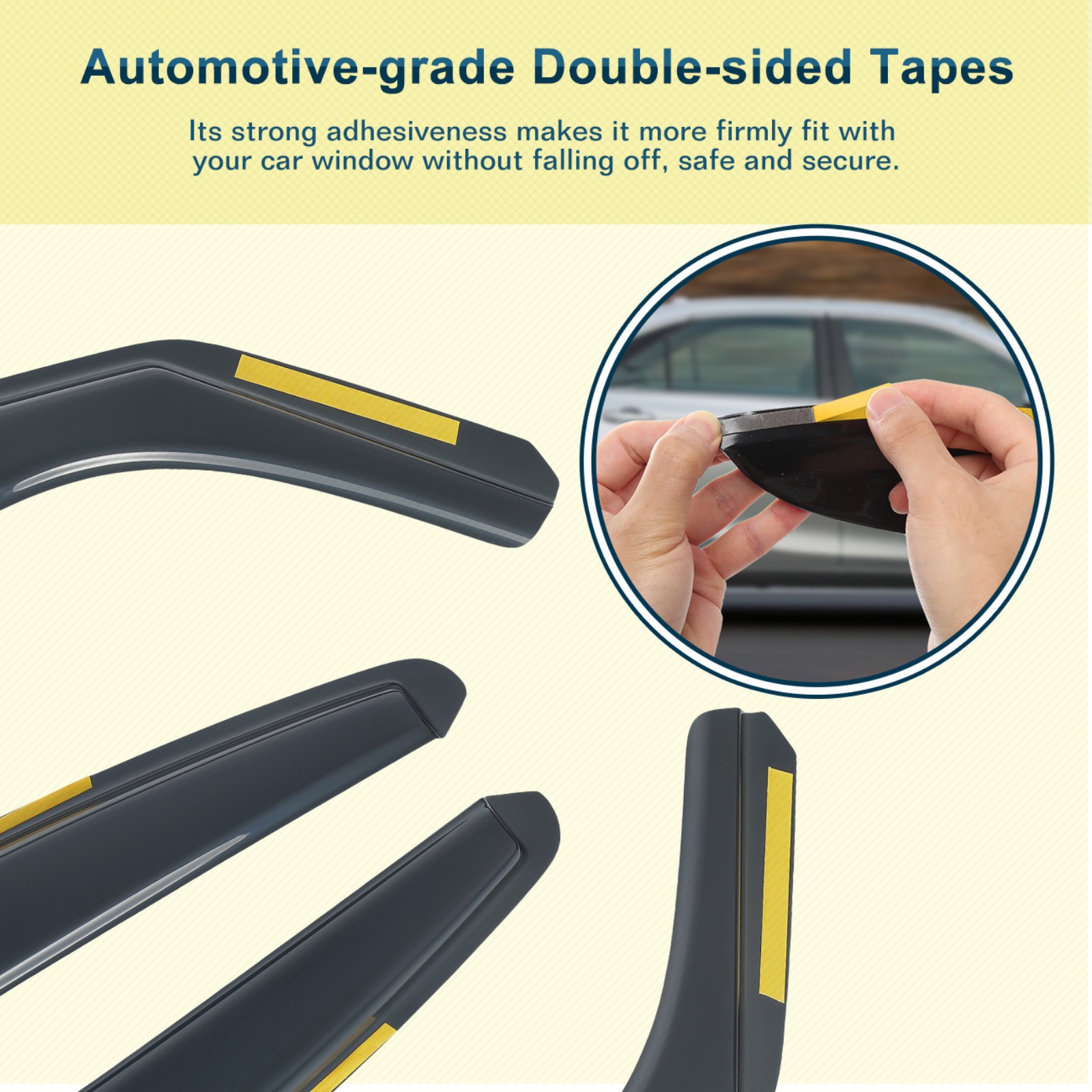 BWS Premium Wind Deflectors For BMW 5 Series MK5 E60 2004