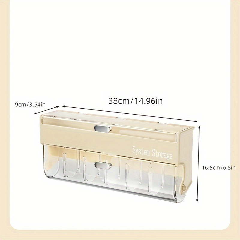 wall mounted jewelry hair accessories organizer box multi layer dustproof waterproof storage with clear compartments golden   design for earrings hairpins clips space saving plastic storage box jewelry organizer box sturdy construction   durable construction home organizers hanging jewelry organizers Product details 5