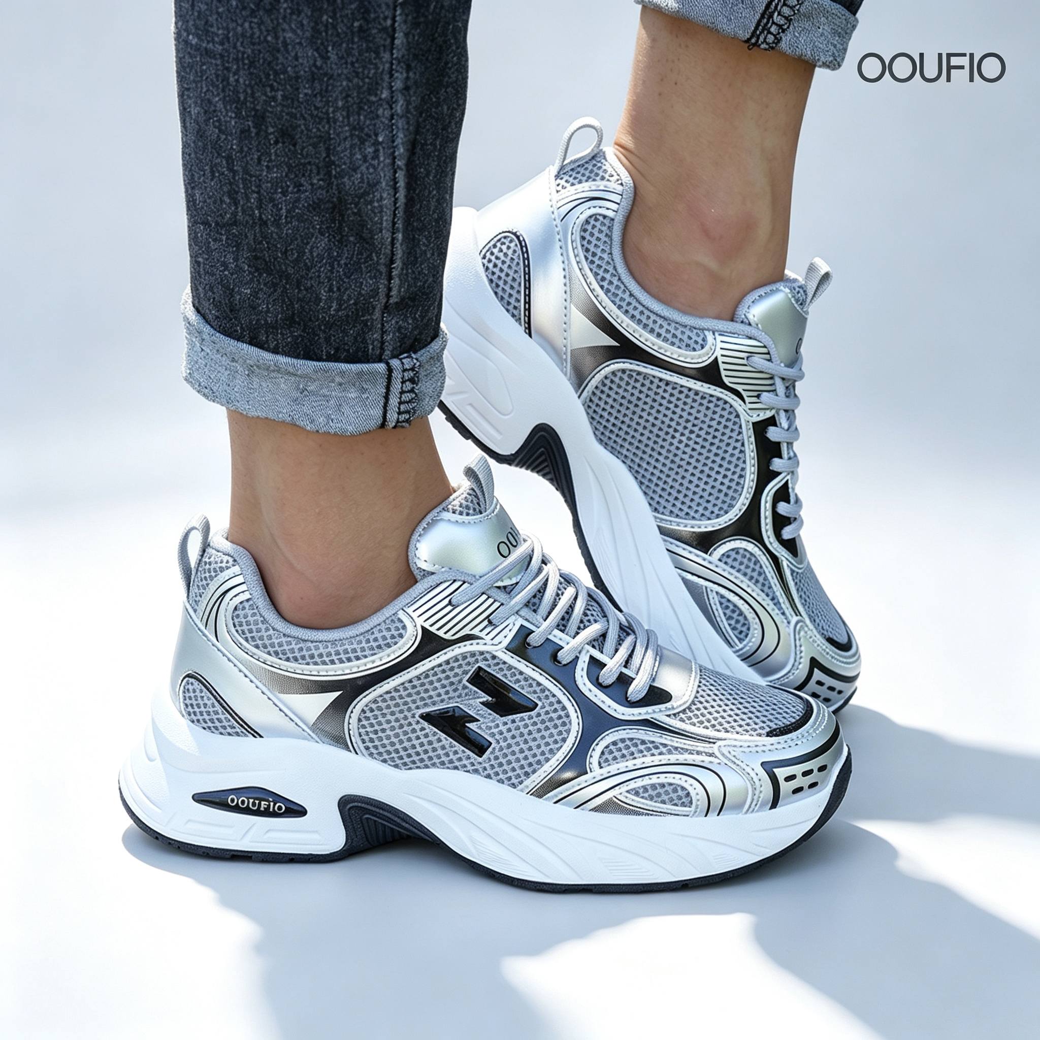 Women's Korean Retro Thick-Soled Low-Top Casual Sneakers