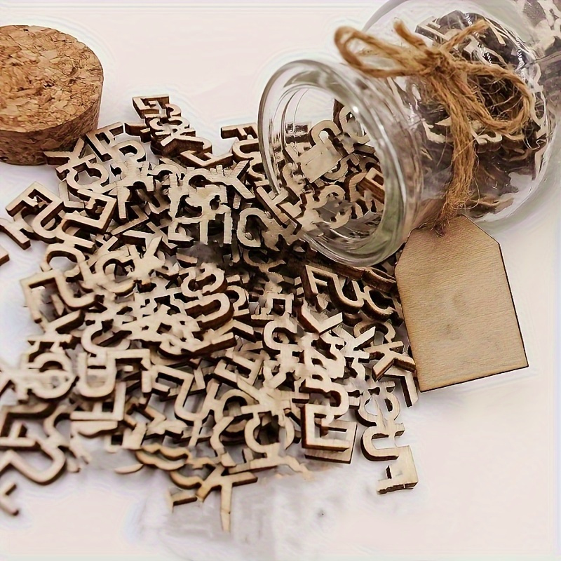 

Rustic Wooden Alphabet Puzzle With , 5oz - Ideal For Birthday & Holiday Gifts, Decor Enhancement, Home Items Decoration