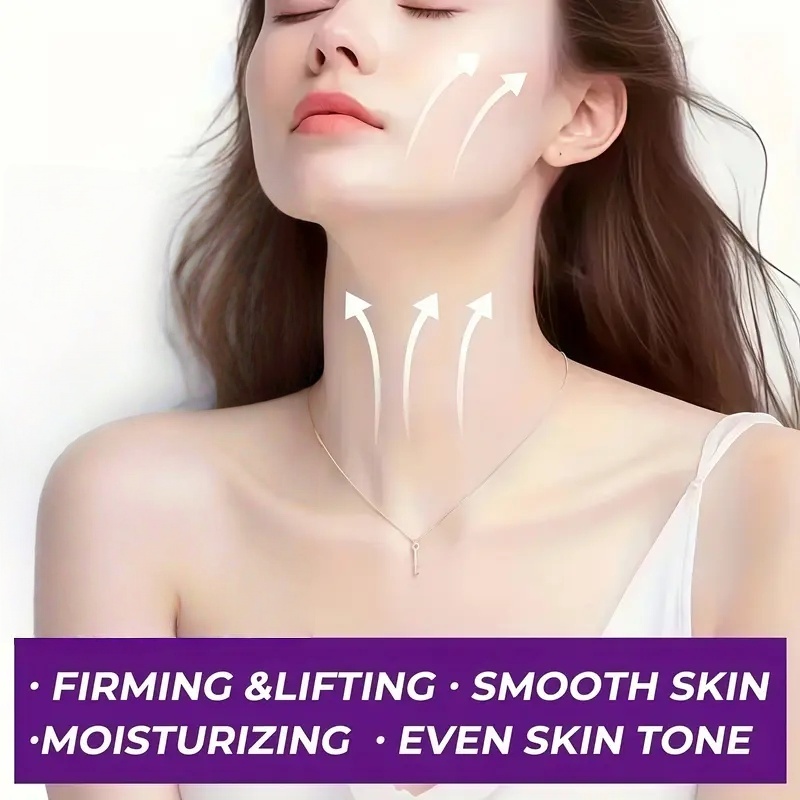 Instant Firming Neck Cream - Tightens Chin, Smooths, Suitable for Multiple Layers of Jawline, Lifting and Firmer with Plant Squalane, Retinol, Collagen & Bee Venom to Soften Beige from Within with Plant Squalane, Jawline Treatment, Antiaging Skincare, Lightweight Formula, Nongreasy Feel, Skincare Solution, Men’S Grooming, Beauty Routine - Image 9