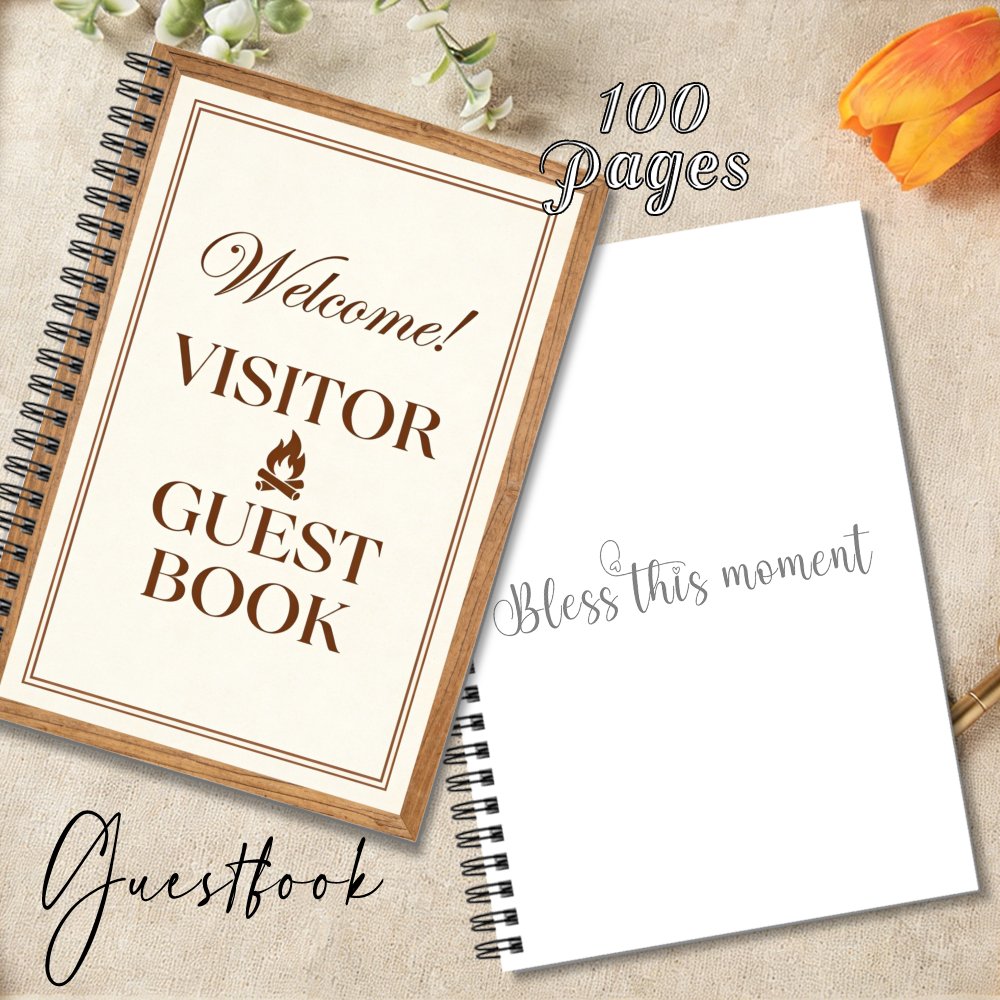 TEMU 1pc A Visitor's Guestbook, Perfect As A Gift For , Suitable For Different Celebratory Occasions