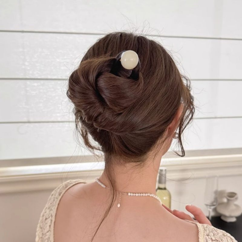 4pcs chinese  -shaped hairpins - elegant   with stained glass beads & black/brown/golden/tan colors, secure hold for bun hairstyles, wedding, formal events, role-play & everyday use - durable hairpins for women, traditional hair accessories (  options) - intricate patterns, sturdy u-shaped base,   for braids & buns, ideal for formal occasions & themed events Product details 0