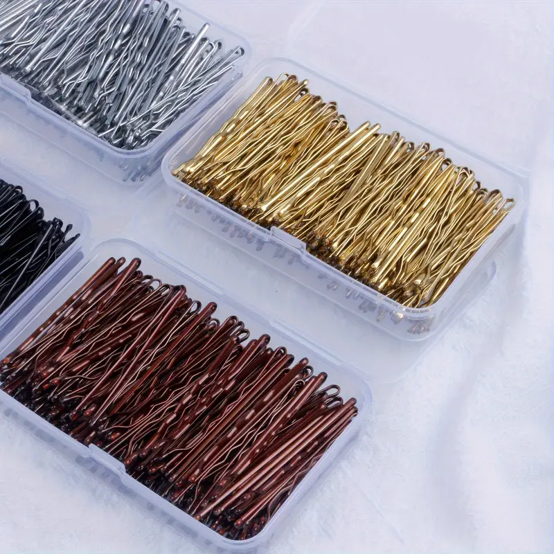 valentines day essential invisible wave bobby pins for women stylish hair clips barrettes with storage box Product details 1