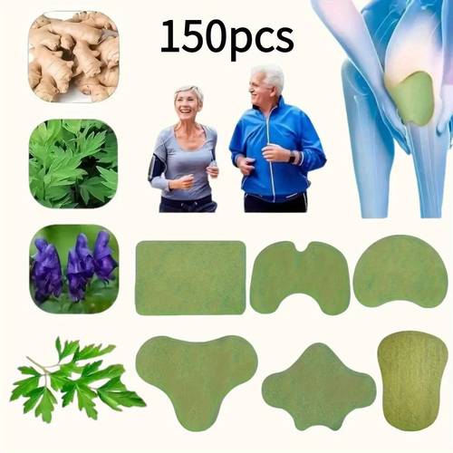 150pcs Mixed Home Use Mugwort Heat Patches - Soft Non-Woven Fabric, Multi-Functional for Neck, Shoulder, Waist, and Knee Support, , Heating Pad for Back, , Durable , Natural Patch, Patch, Natural Patch, Patch, Natural