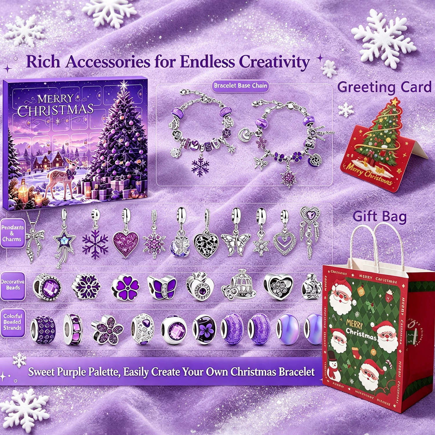 2026 New Christmas Countdown Calendar Ornament Gift