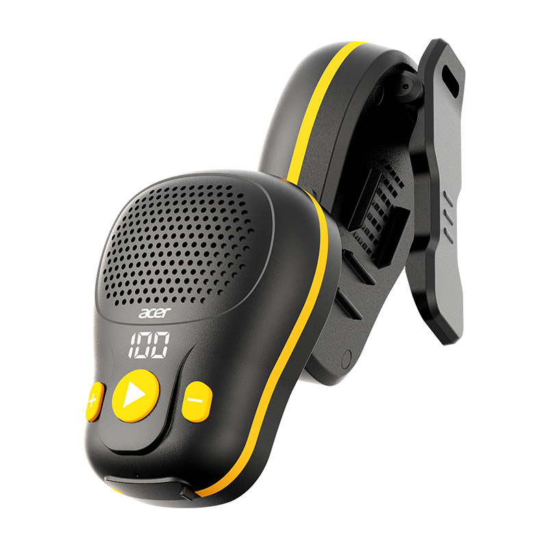 Image of [acer Genuine Product] Clip-on Portable Mini Wireless Speaker, Type-c Charging Port, Bluetooth 5.4, Super Long Standby, With Digital Display, Outdoor Clip Speaker, Music Party, Camping, Gift