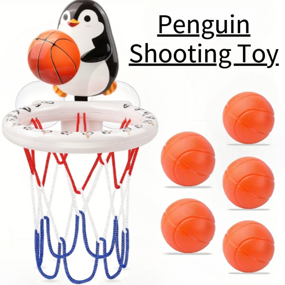 Image of Mini Basketball Hoops For Kids' Bathtubs, Fun Bath Toys For Children, Holiday Gifts Ready For