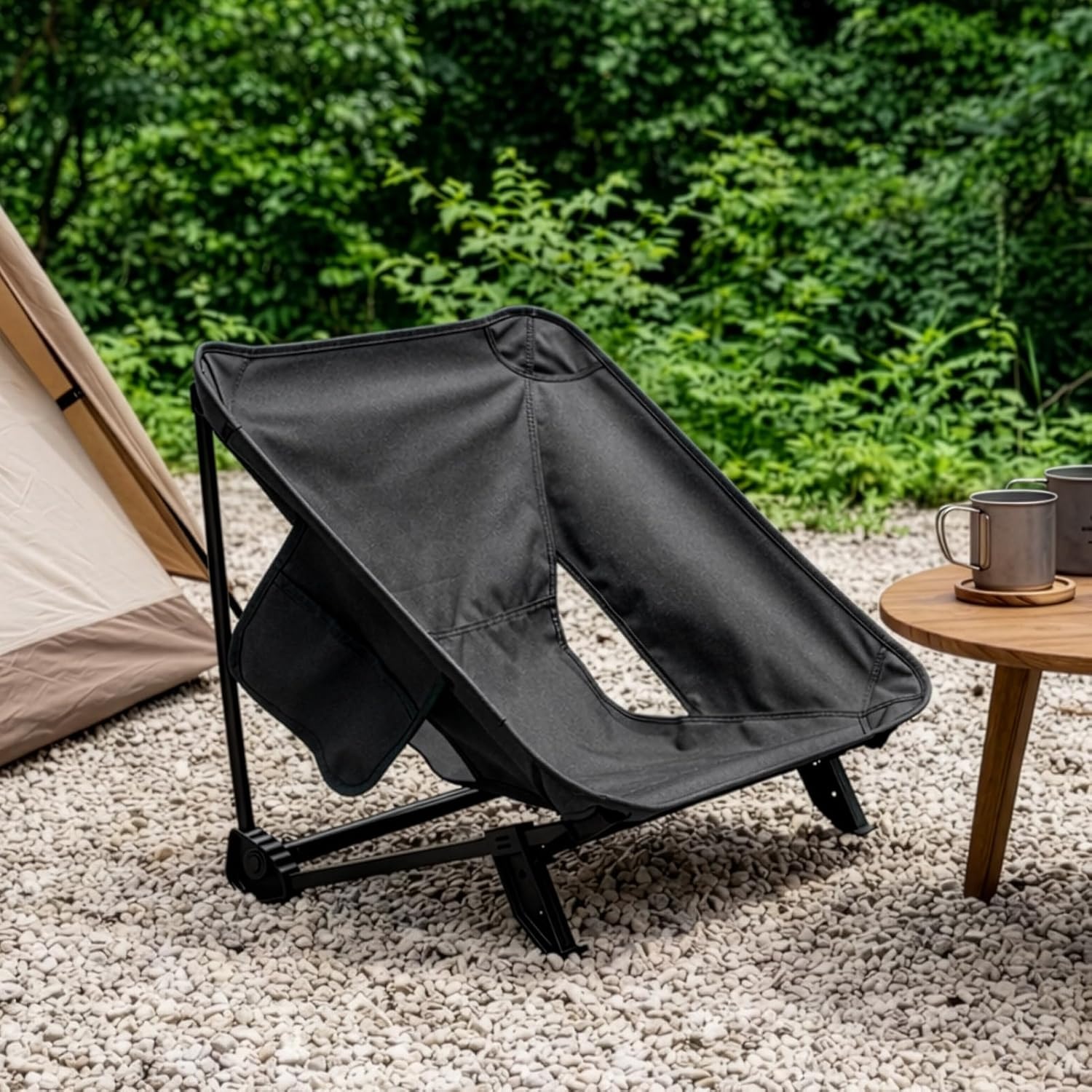Foldable Camping Chair, Portable Outdoor Chair With Aluminum Frame And Durable Fabric, Lightweight And Space- For Beach, Camping, Fishing, And Garden