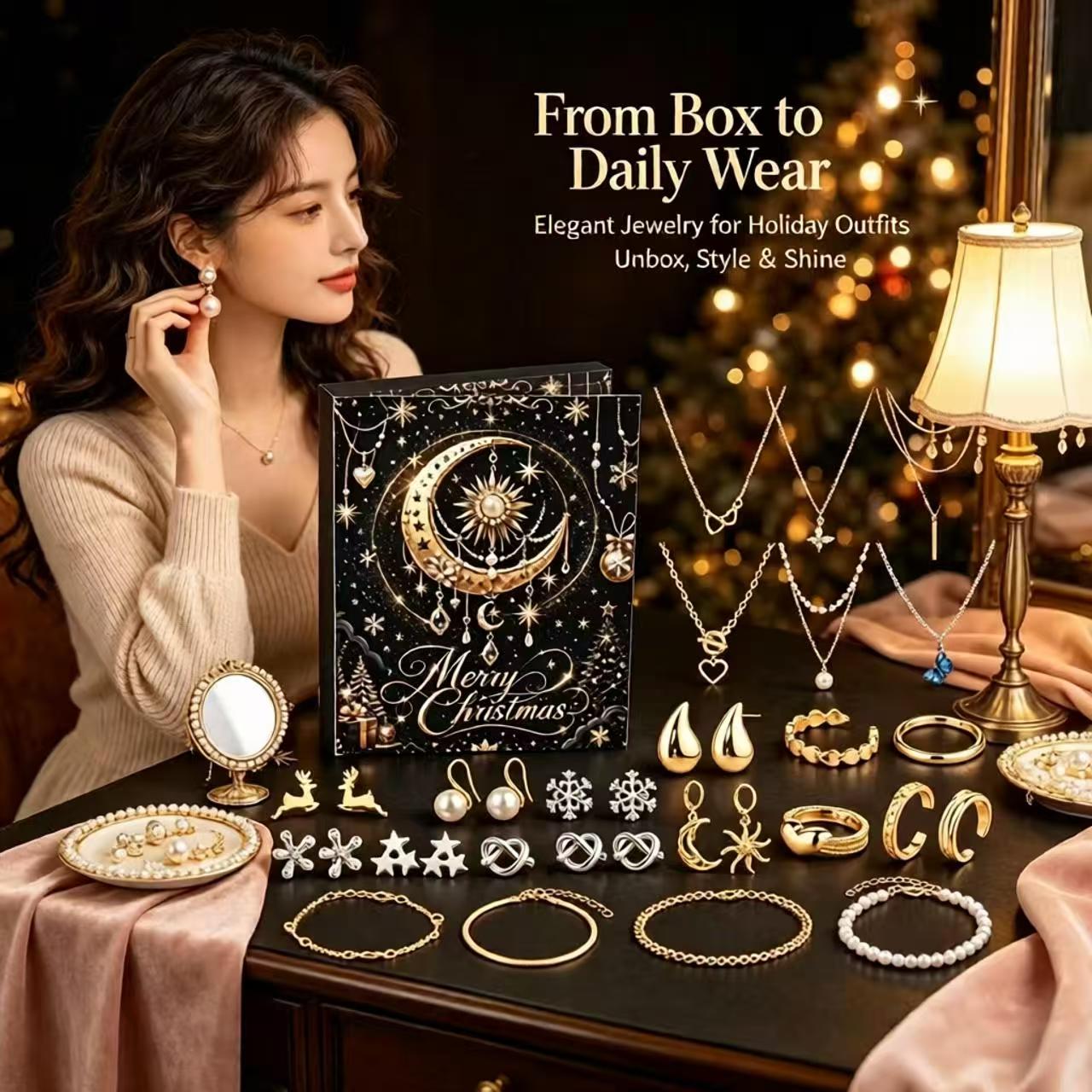 Christmas Advent Countdown Calendar, Multi-Scene Gift
