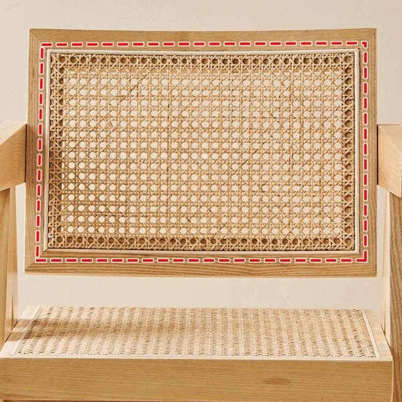 Silla de ratán tejida, silla de comedor de madera maciza, taburete para el hogar con respaldo, silla de ratán con reposabrazos, silla para mesa de comedor, silla de decoración para el hogar, silla de comedor de madera para sala de estar, silla de recepción de oficina, muebles de jardín para exteriores, silla de jardín, sillón, silla para sala de estar