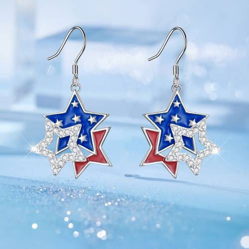 simple earrings party commemorative jewelry versatile exquisite christmas birthday gift