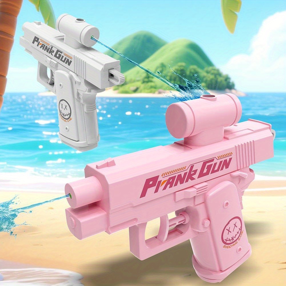 yepfirst dual-sided reverse water gun - bidirectional sprayer with   shooting, quick-  prank weapon for parties, office, school - funny practical joke gift (white) - compatible with standard eyewear, outdoor fun,   design,  , office pranksters details 5