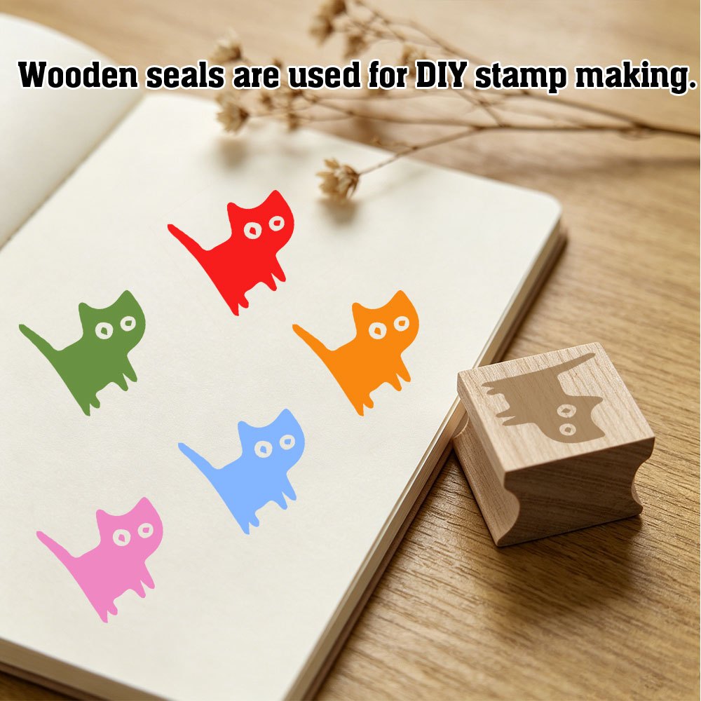DIY Wood Stamp for Journaling and Creative Stationery