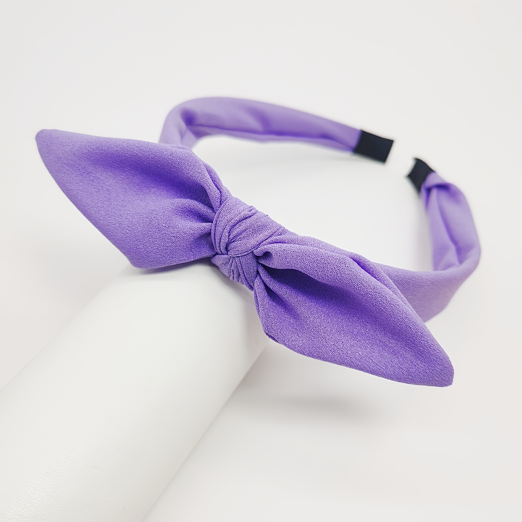 TEMU Fashion Fluorescent Bunny Ear Headband- Cute And Easy Polyester Fiber Hair Accessory For Women, Suitable For Easter, Valentine's Day, Birthdays,