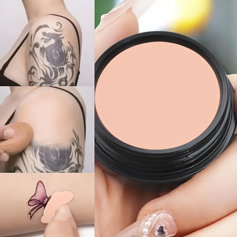 Waterproof Full Coverage Concealer - Suitable for All Skin Tones with a Matte End, Conceals And Dark Spots, Long-Lasting, Plant-Based Formula, Multi-Color, Compact Size, Perfect for On-The-Go Makeup