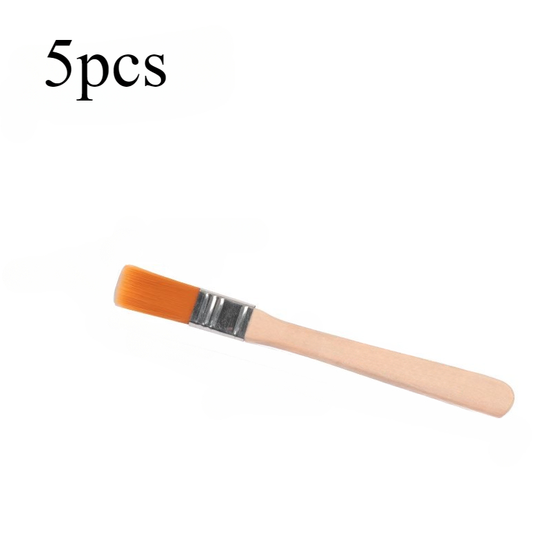 Temu – TEMU 5pcs Nylon Board Brushes Oil Painting Brushes Good Painting Effect Bbq Bristle Brushes Paint Brushes Dust Removal Cleaning Small Brushes
