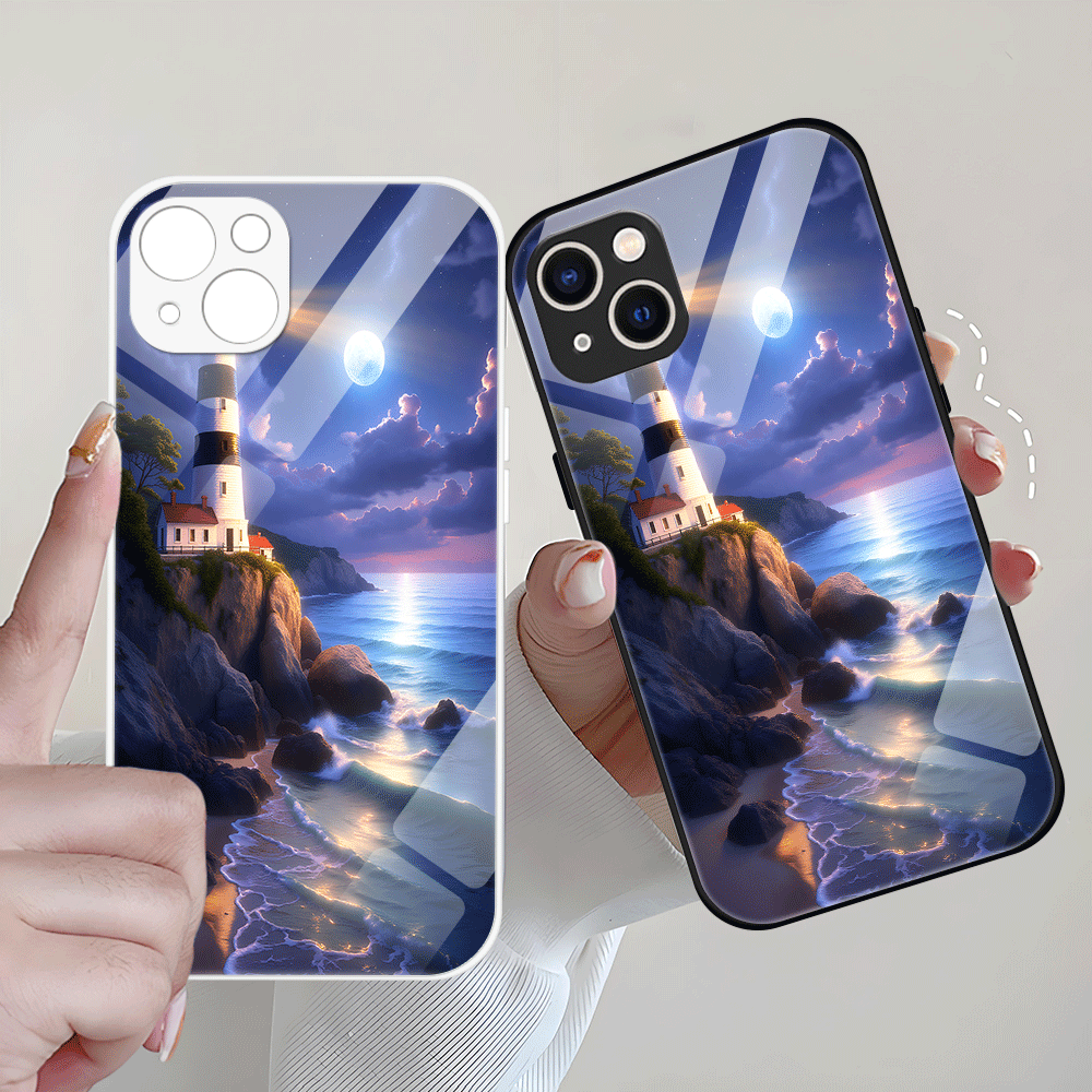 phone case 2d romantic coastal lighthouse scenery - Temu Mauritius