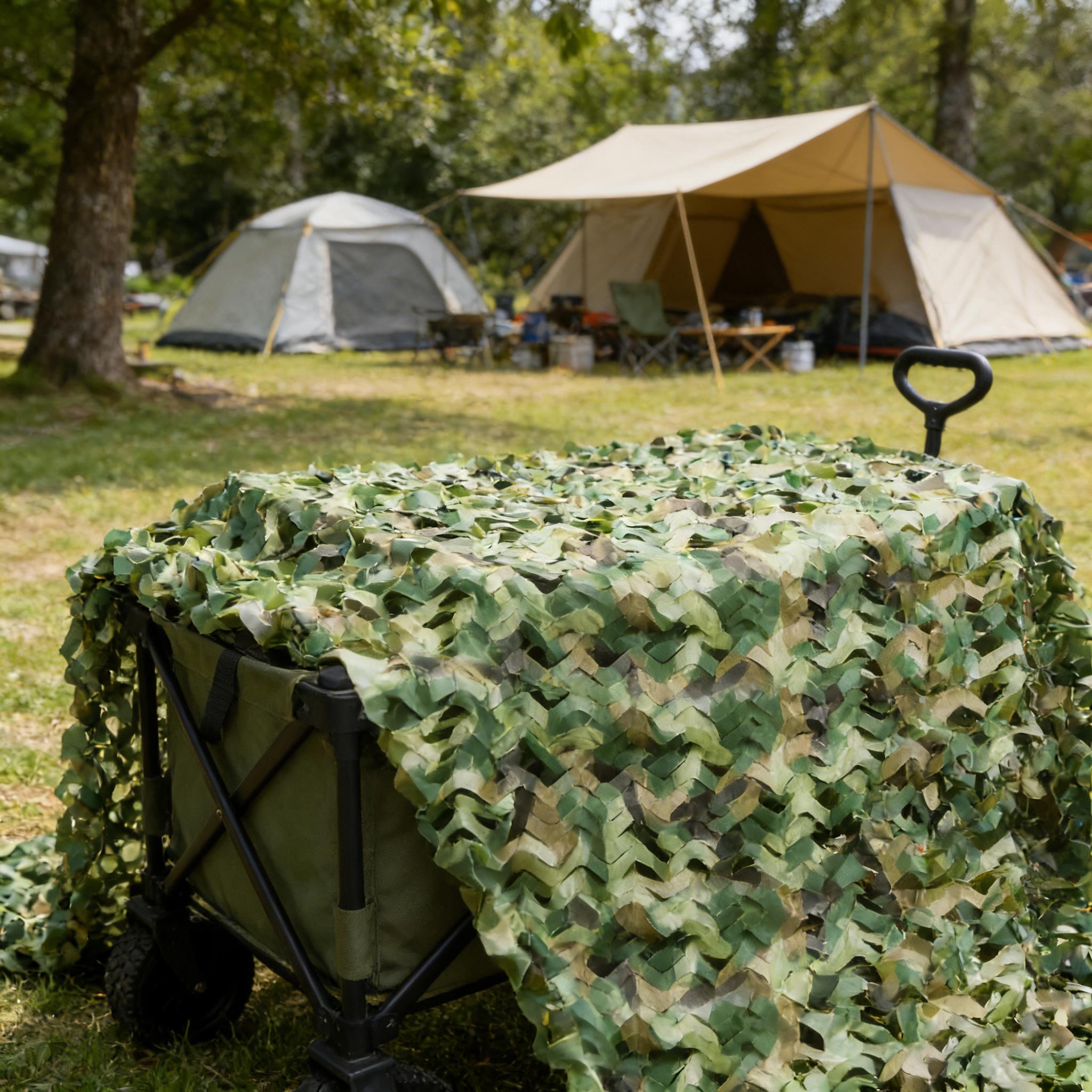 Double-Layer Jungle Camouflage Net for Outdoor Use