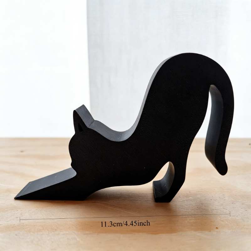 1 Cute Cat/dog - Scratch-resistant Wedge : Suitable For Home And Office Entrances. Adorable Cat/dog Sitting Design: Scratch-resistant Wedge