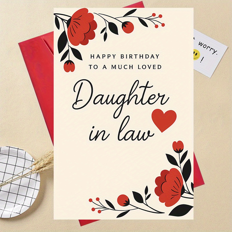TEMU 1pc Perfect Giftbeautiful Birthday Card For A Featuring Elegant Family Celebrations And Thoughtful Gift Giving On