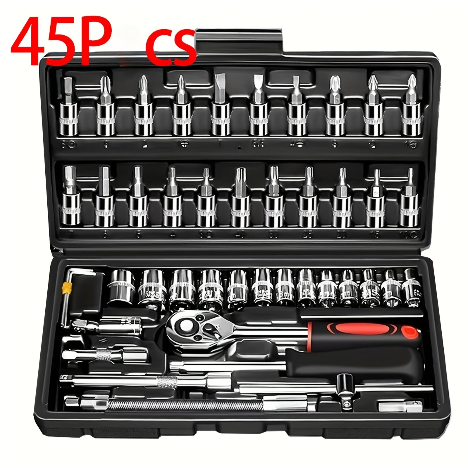 TEMU 45/53/999pcs Professional , Versatile Toolbox, For Home And Car Repair. This Is A For Enthusiasts And , And A Gift For , Men And Fathers
