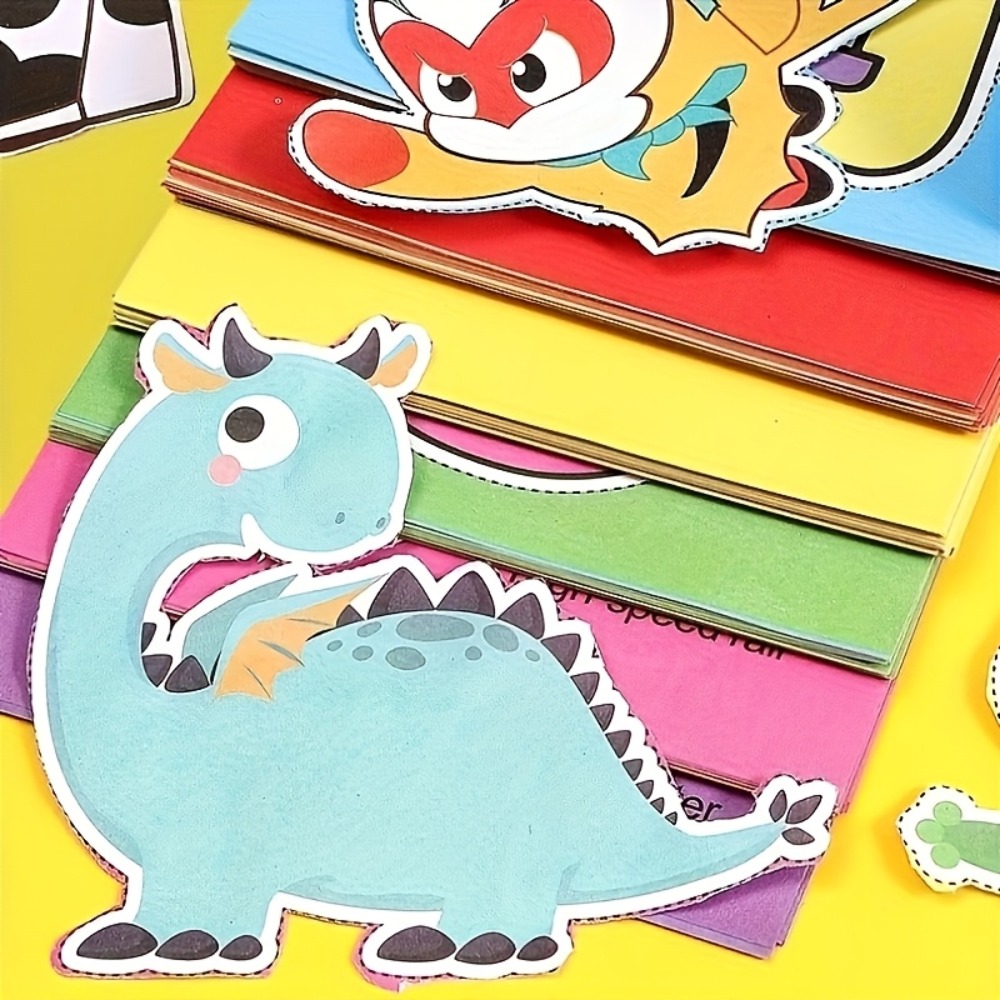 96pcs Handmade DIY Toy Creative Paper-Cutting Set