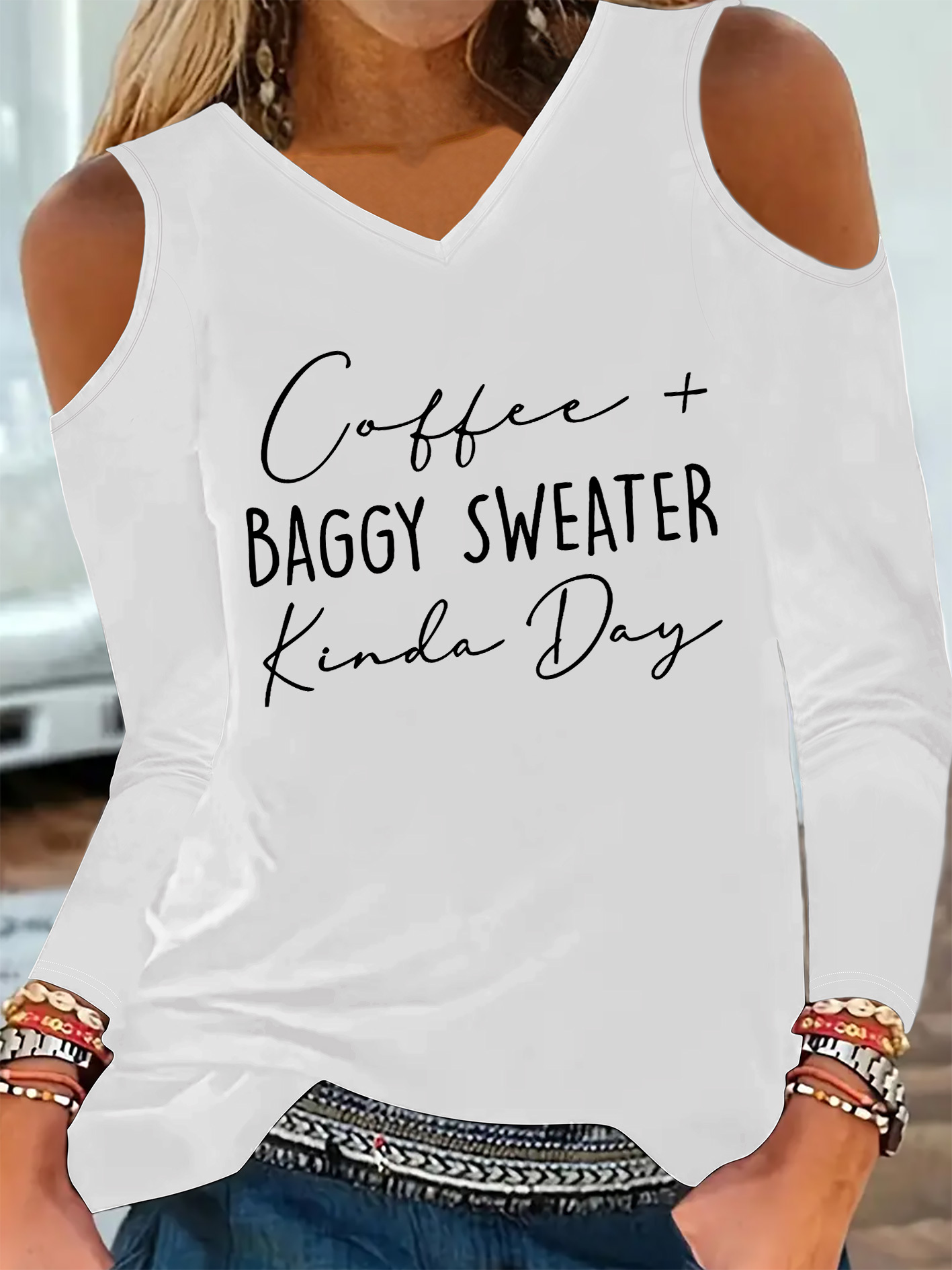 camiseta estampado café suéter tipo día Temu Chile