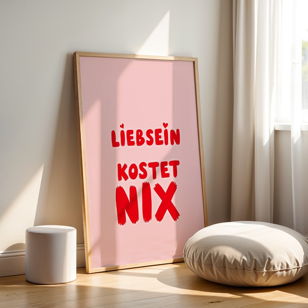 1pc "kindness Cost" Wall Art Poster - Minimalist Retro Motivational Quote Print Suitable For Bedroom, Living Room, Housewarming Gift - Frame Not Included (font Only)